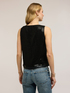 Top in rete con paillettes image number 1