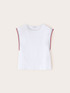 Top in jersey con bordi colorati image number 4