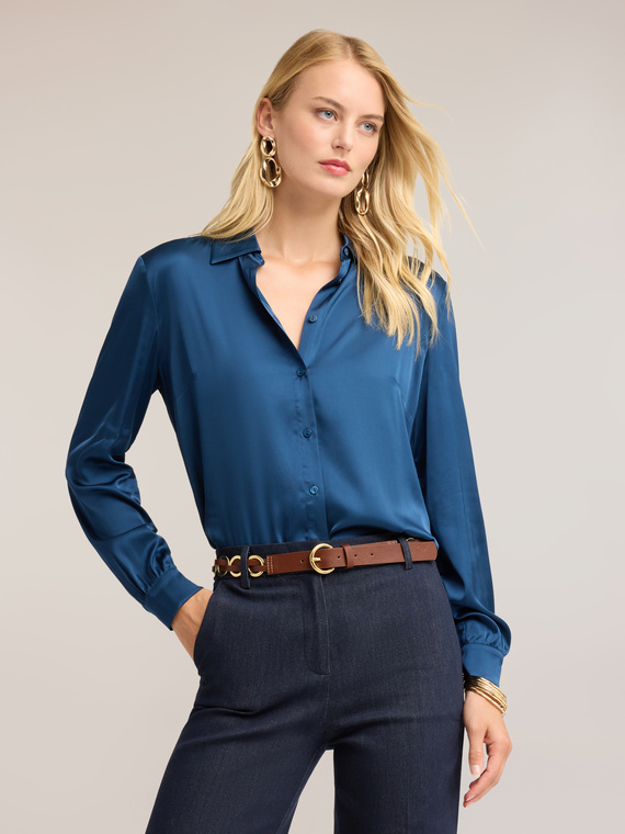 Camicia in raso