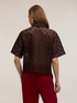 Camicia boxy in pizzo macram&eacute; image number 1
