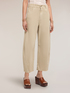 Pantaloni balloon in drill di cotone image number 0