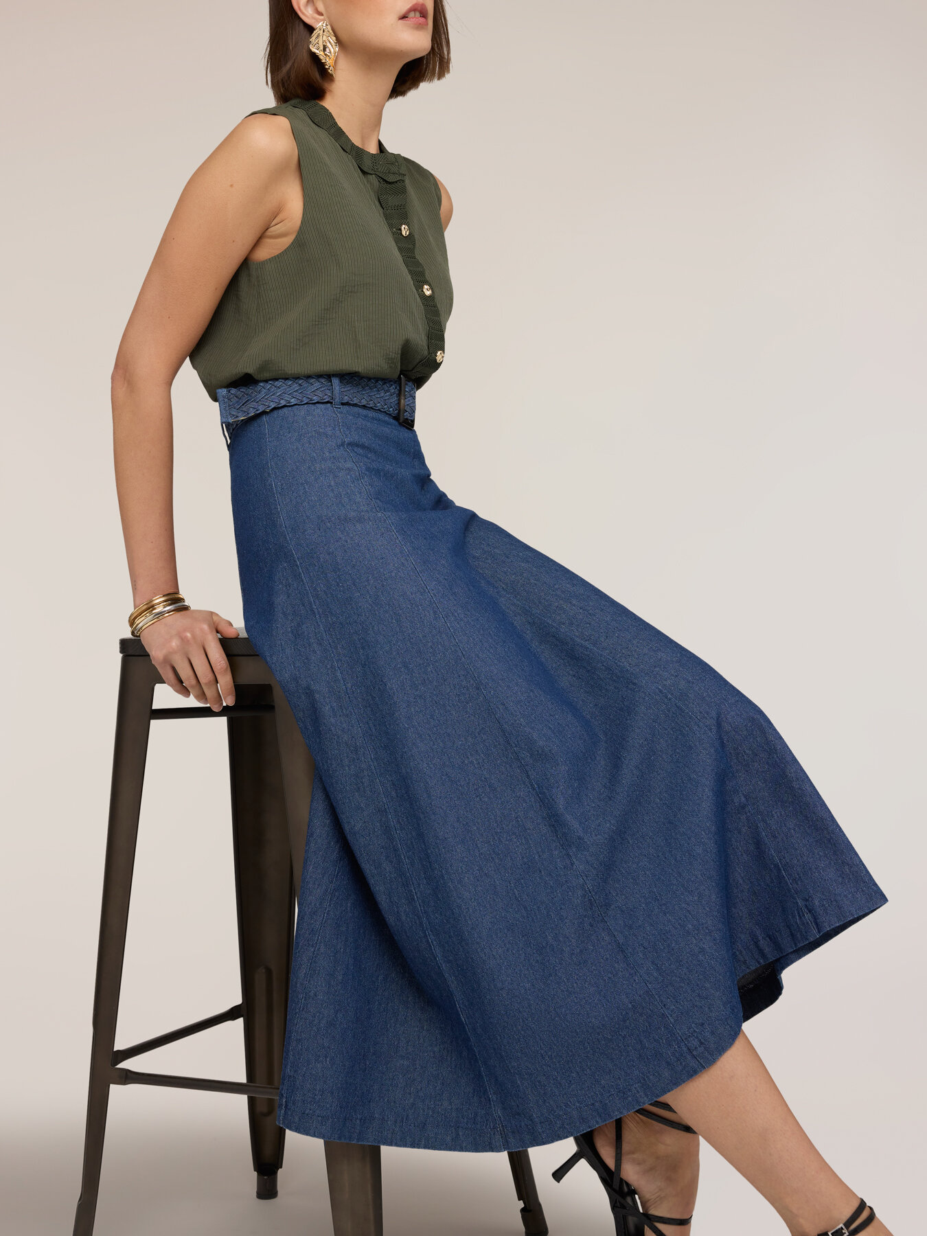 Gonna a teli in chambray image number 3