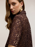 Camicia boxy in pizzo macram&eacute; image number 3