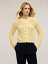 Cardigan in maglia traforata image number 0