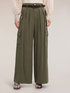 Pantaloni palazzo con tasche cargo image number 2