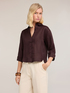 Camicia boxy in lino image number 0