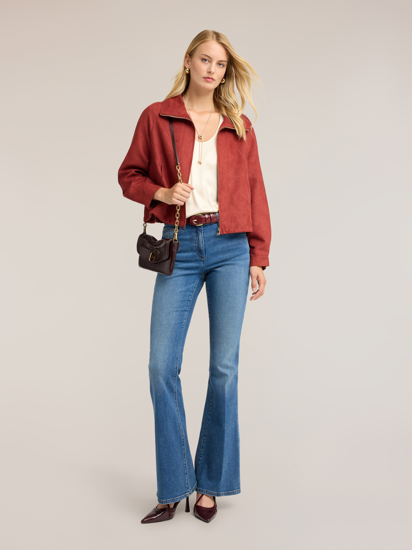 Jeans flare Elle high waist image number 0