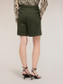 Shorts a vita alta misto cotone image number 1