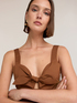 Top corto con fiocco image number 3
