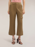 Pantaloni cargo in gabardine di cotone image number 2