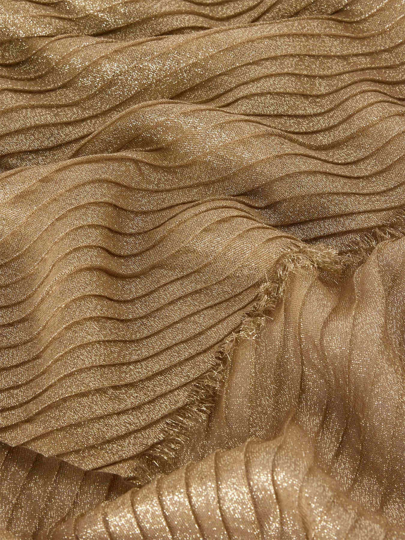 Sciarpa pliss&eacute; laminata image number 2