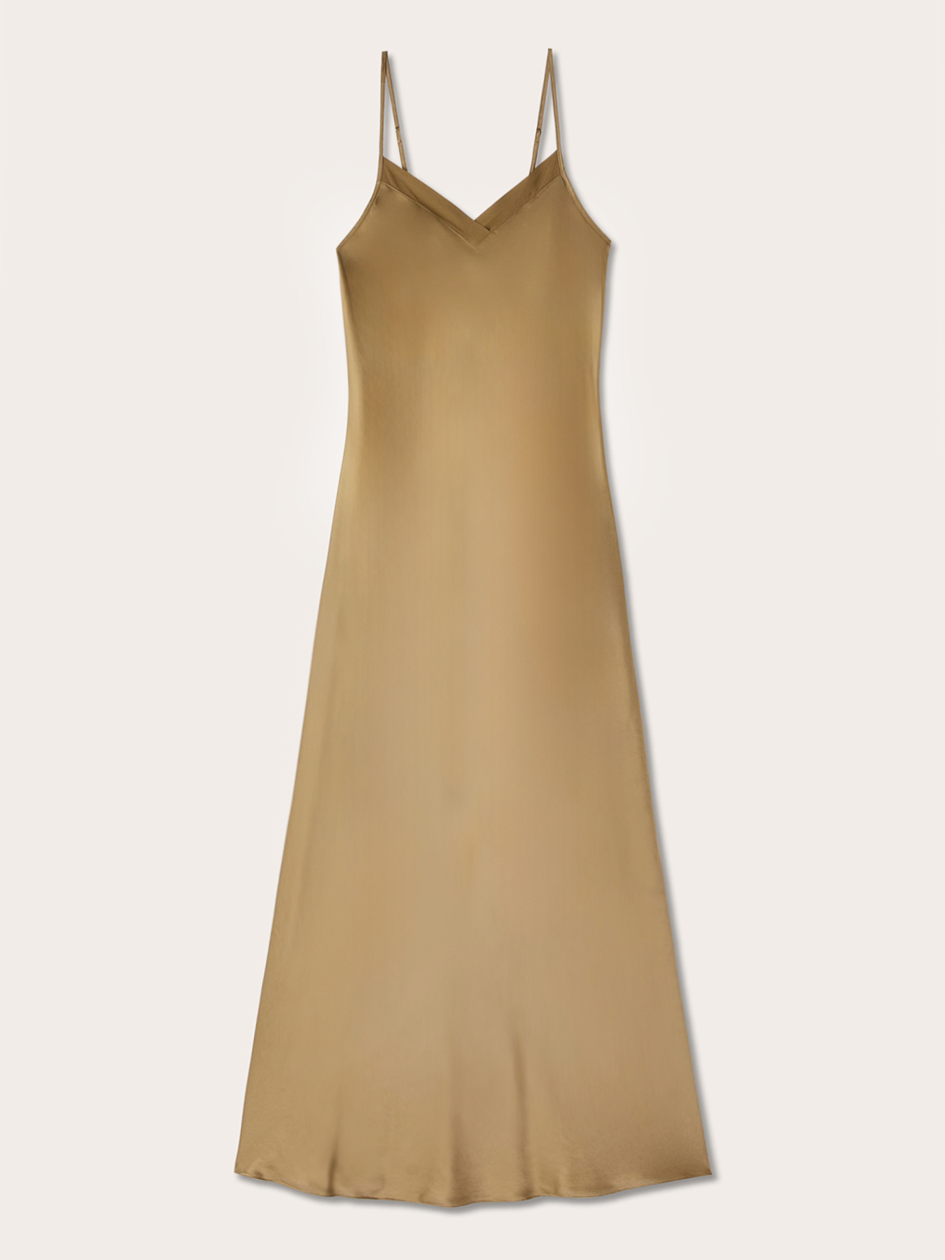 Vestito lungo lingerie in raso image number 4
