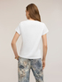 T-shirt in jersey con cuore in paillettes image number 1
