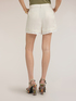 Pantaloni cropped in misto lino image number 2