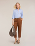 Camicia boxy in lino image number 3