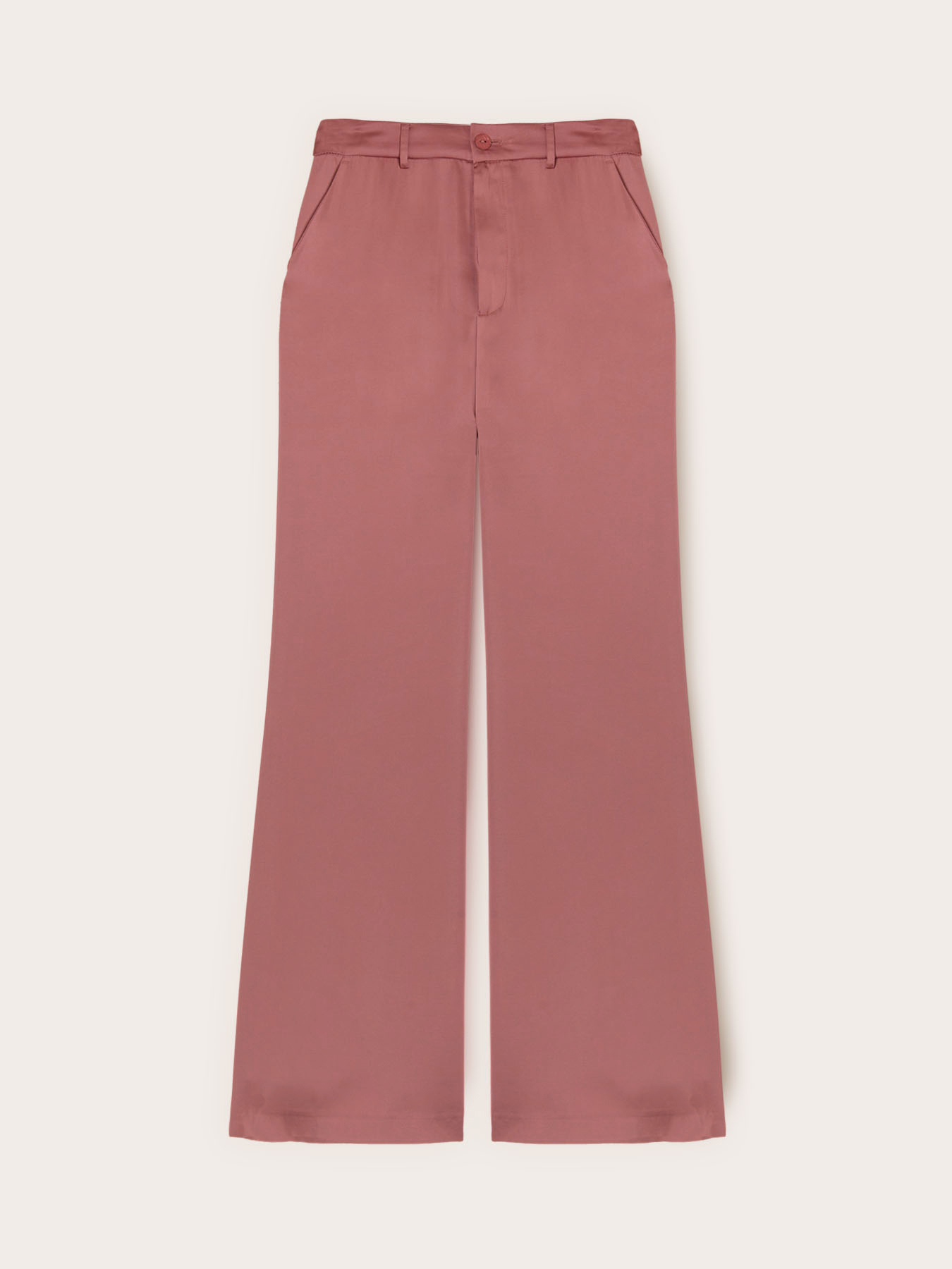 Pantaloni palazzo satin image number 3
