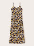 Vestito lungo in viscosa con stampa image number 4