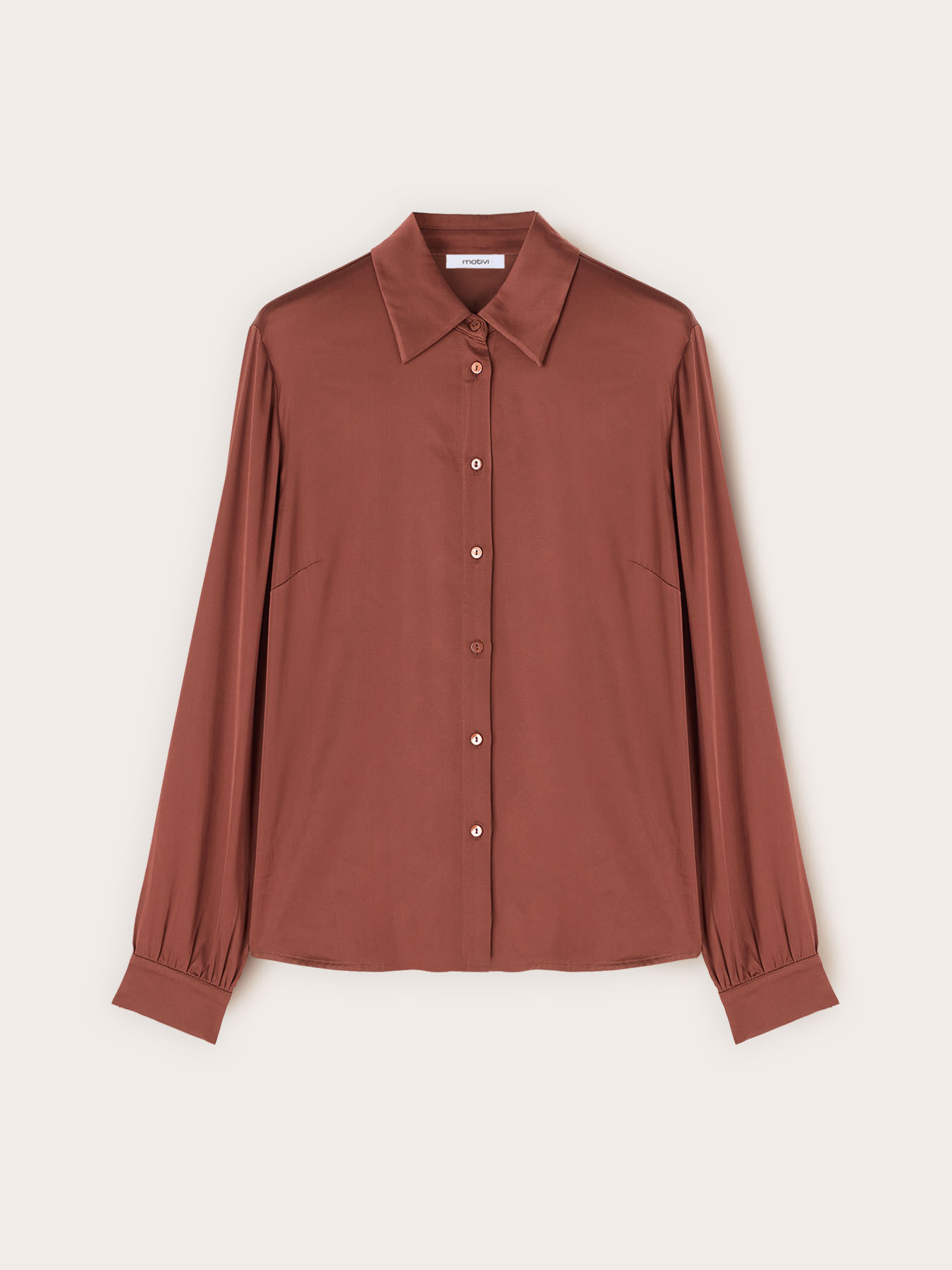Camicia in raso image number 3