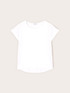 T-shirt bimaterica misto cotone image number 3