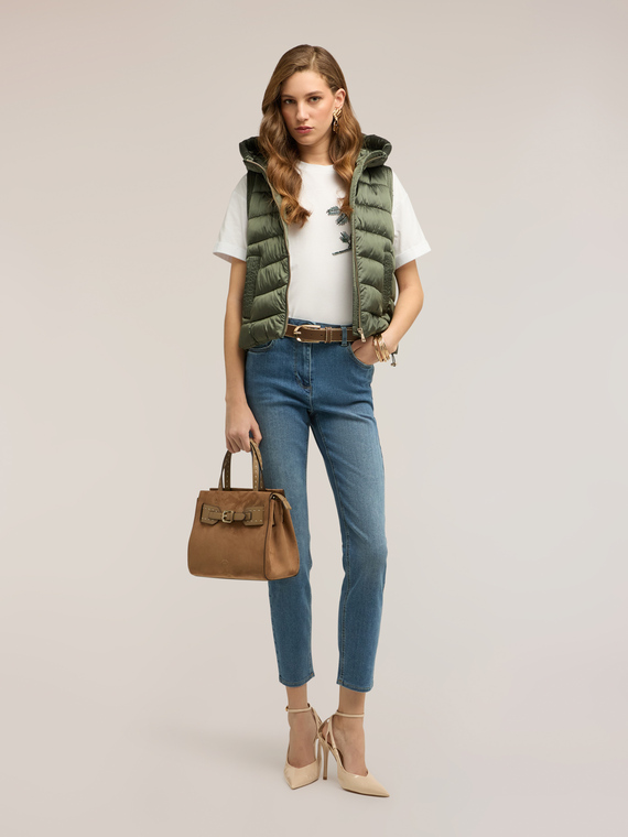 Gilet imbottito in nylon