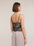 Top in pizzo con spalline sottili image number 1