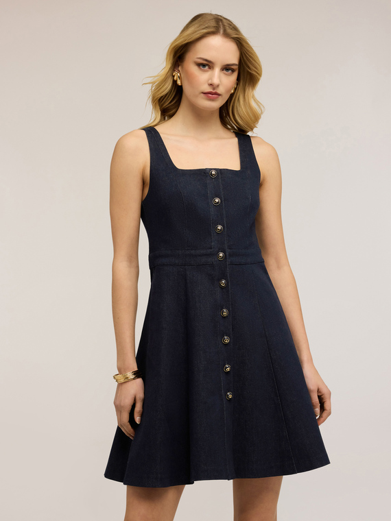 Vestito chemisier in denim