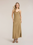 Vestito lungo lingerie in raso image number 0