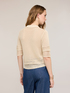 Cardigan traforato in maglia fine image number 1