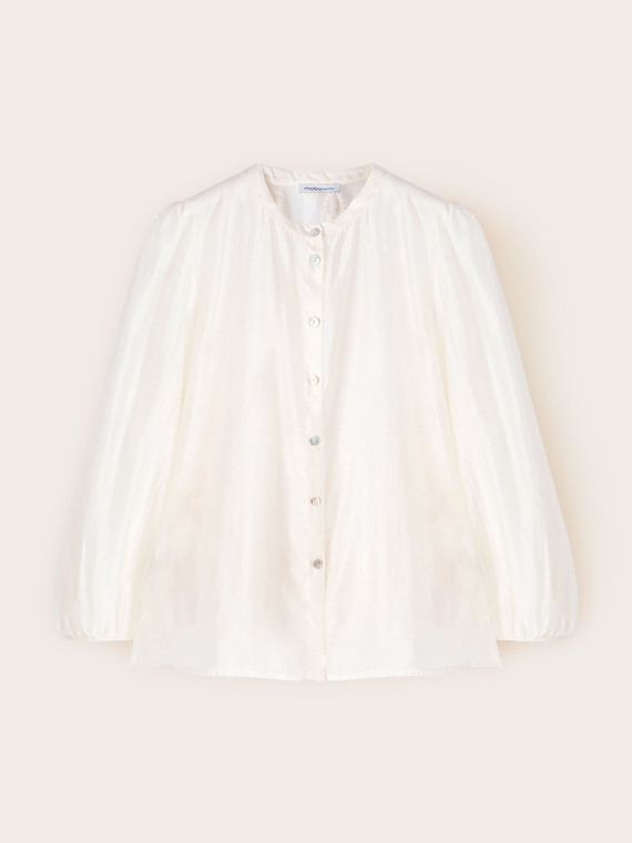Camicia con pizzo sulla schiena