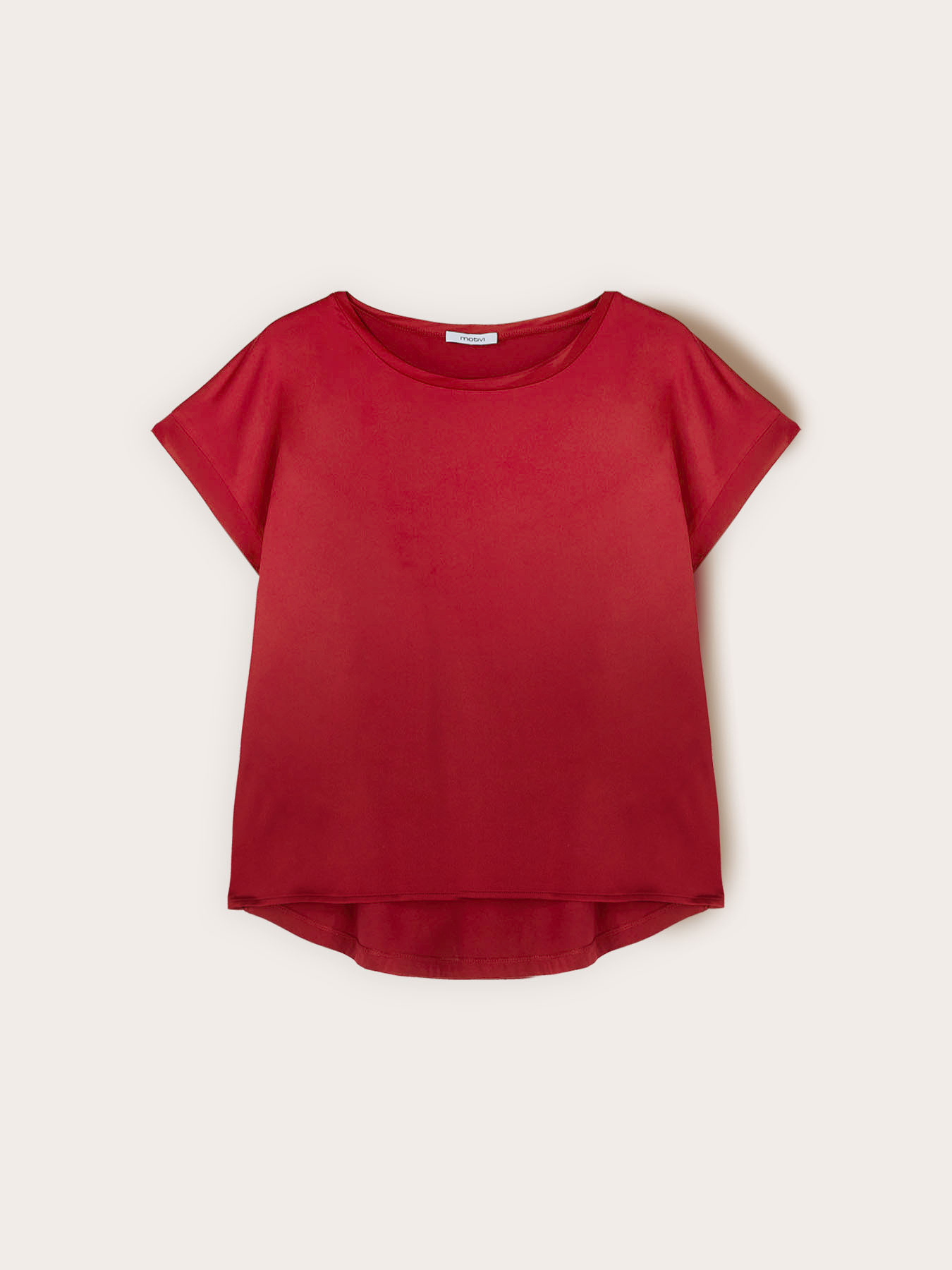 T-shirt bimaterica misto cotone image number 3
