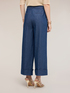 Jeans cropped palazzo con coulisse image number 1