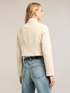 Giacca chiodo con zip asimmetrica image number 1