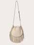 Borsa a tracolla con frange image number 2
