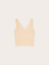 Top in maglia misto lino image number 3