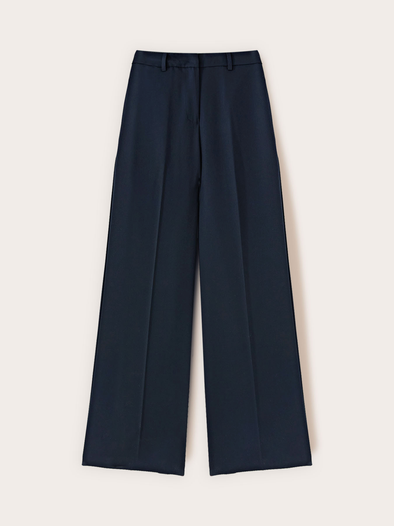 Pantaloni palazzo con piega stirata image number 4