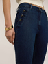 Jeans skinny con bottoni decorativi image number 3