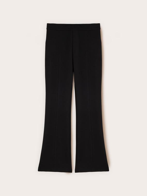 Pantaloni flare in punto milano