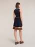 Vestito linea ad A con colletto polo image number 0