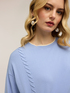 Maglia con impunture decorative image number 3