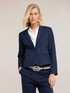 Blazer sartoriale in misto cotone image number 2