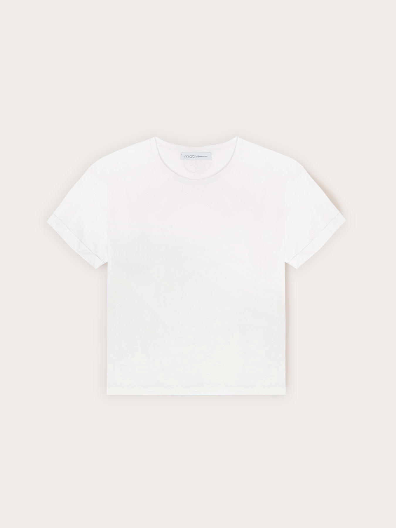 T-shirt boxy con logo ricamato image number 4