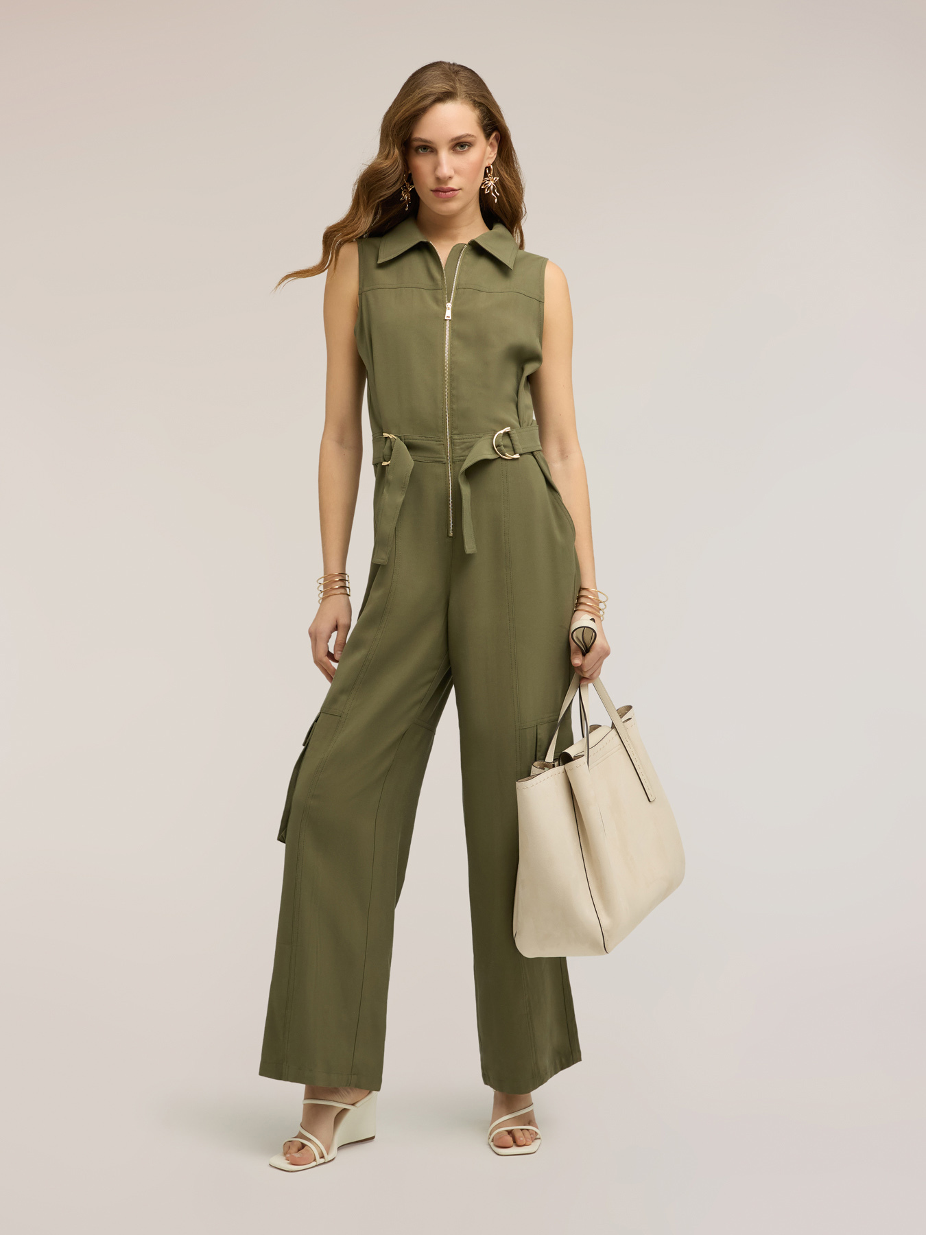 Tuta lunga con tasche cargo image number 0