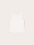 Top in georgette con frange image number 4