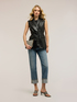 Gilet con cintura e tasche image number 2