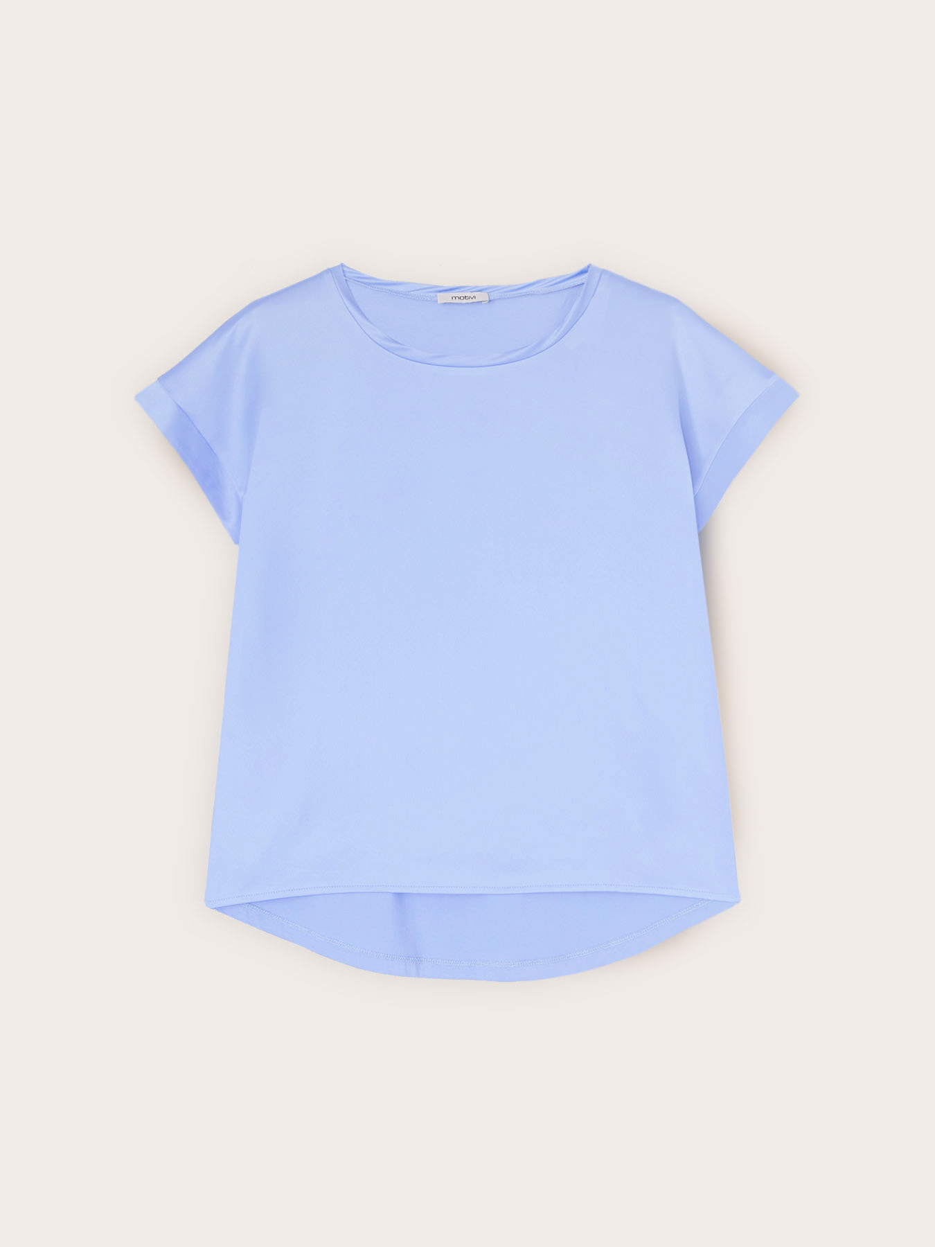 T-shirt bimaterica misto cotone image number 3