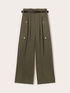 Pantaloni palazzo con tasche cargo image number 4