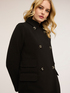 Cappotto doppiopetto in poliviscosa image number 1