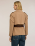 Trench corto misto lyocell con cintura image number 1