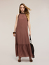 Vestito lungo in creponne misto lyocell image number 0