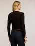 Cardigan a coste vanis&eacute; image number 1